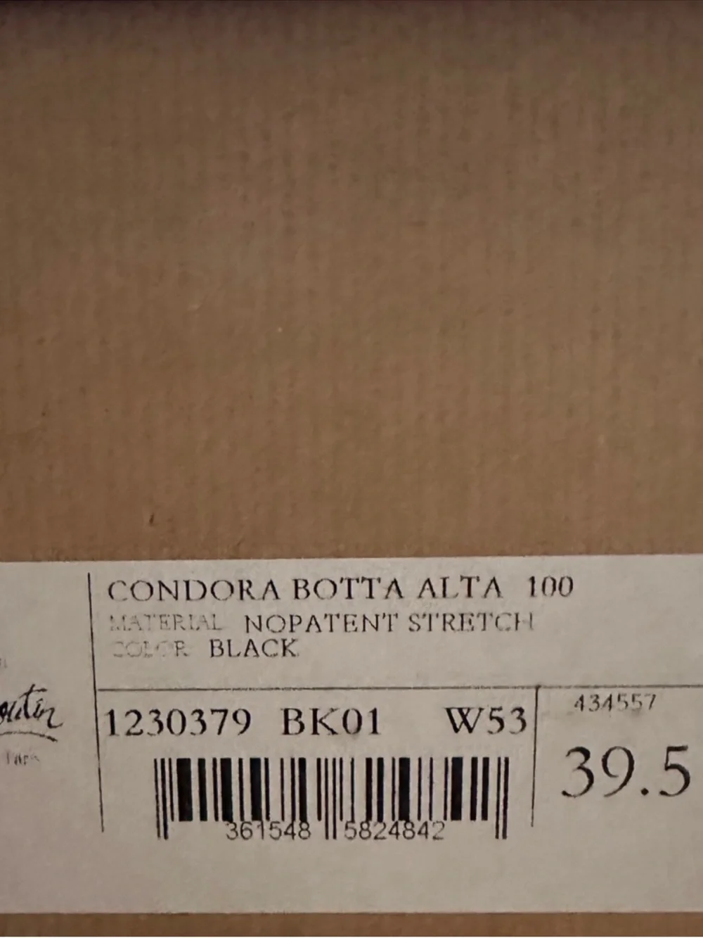 Christian Louboutin CONDORA BOTTA ALTA 100 over the knee boots RETAIL 2995